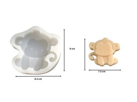 Molde silicona monito simpatico 